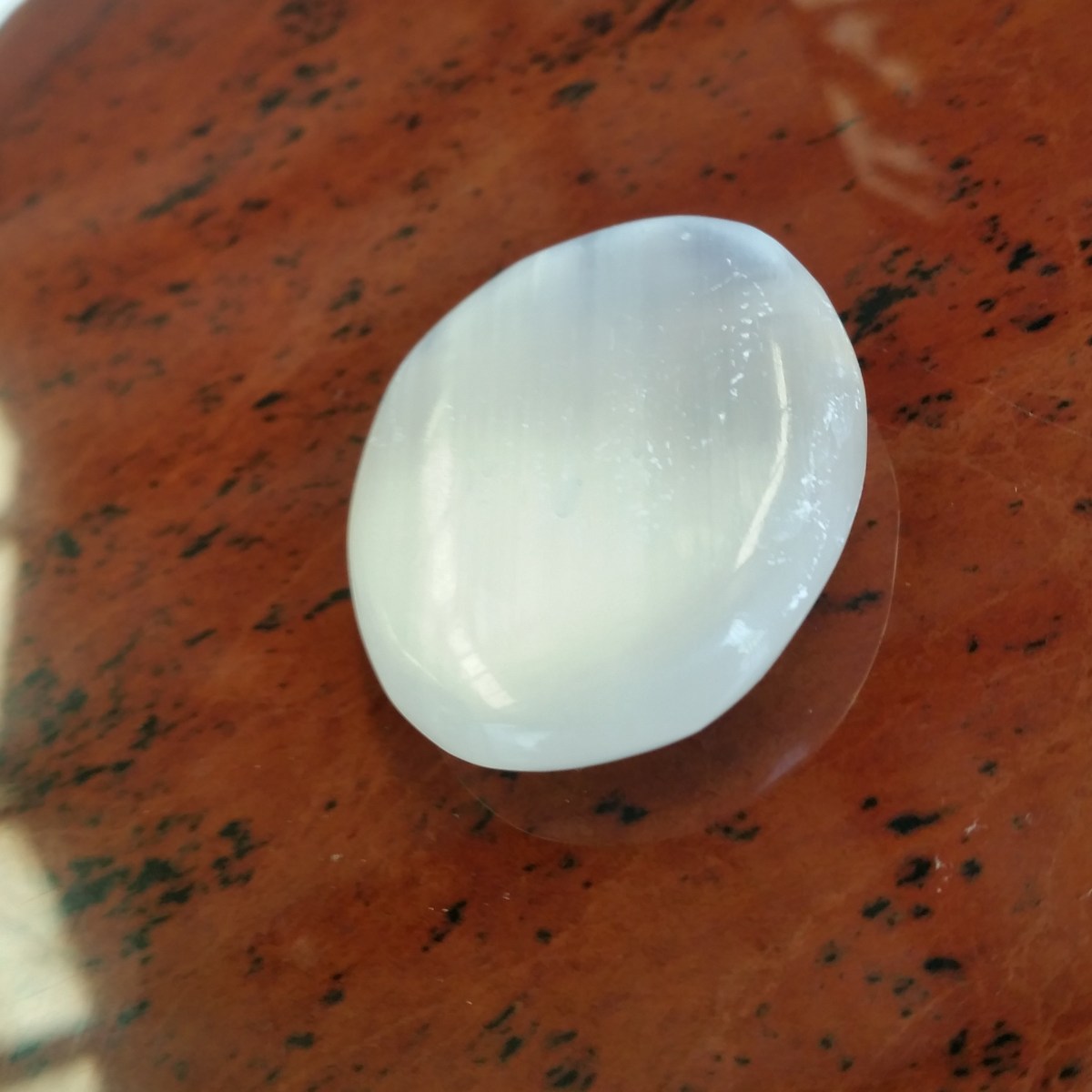 Selenite flat stone