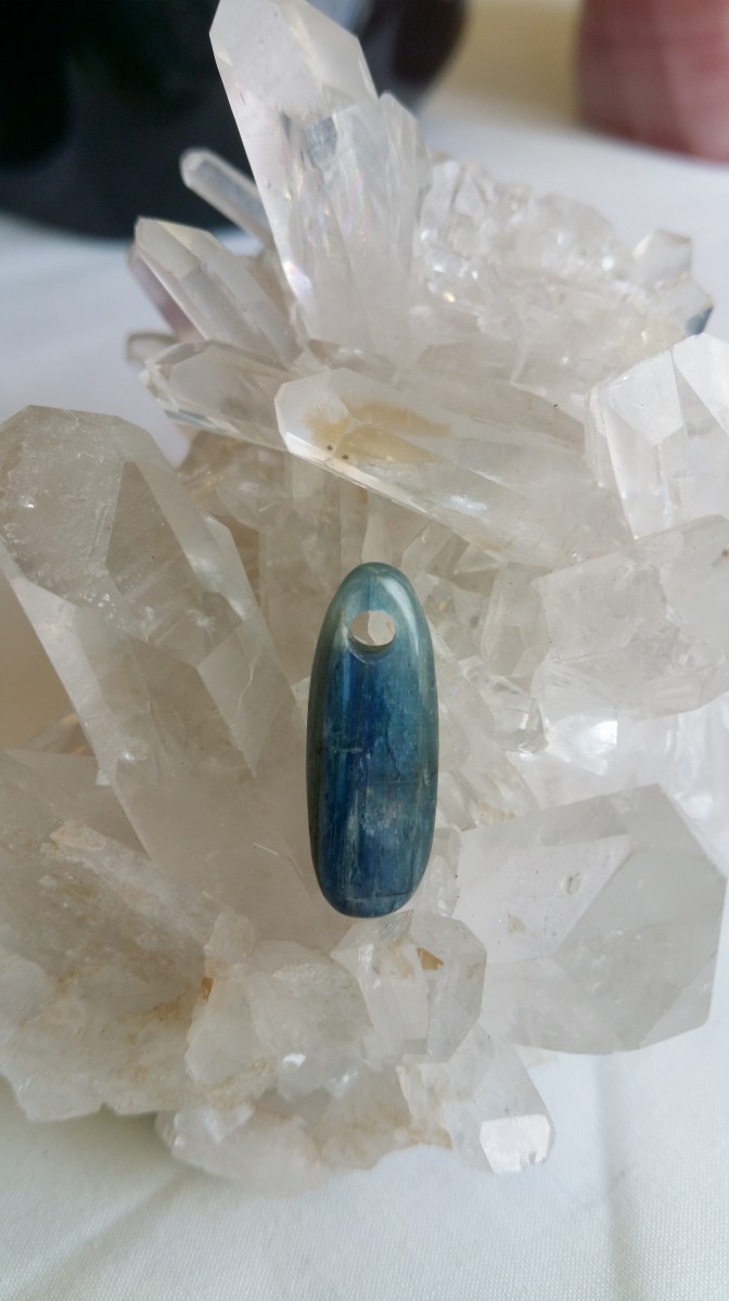 Polished Blue Kyanite - Heart of the Bay - Byron Bay