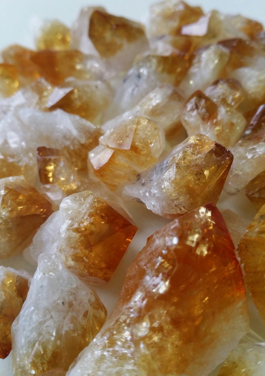 Heart of The Bay Byron Bay Citrine Crystal Cluster