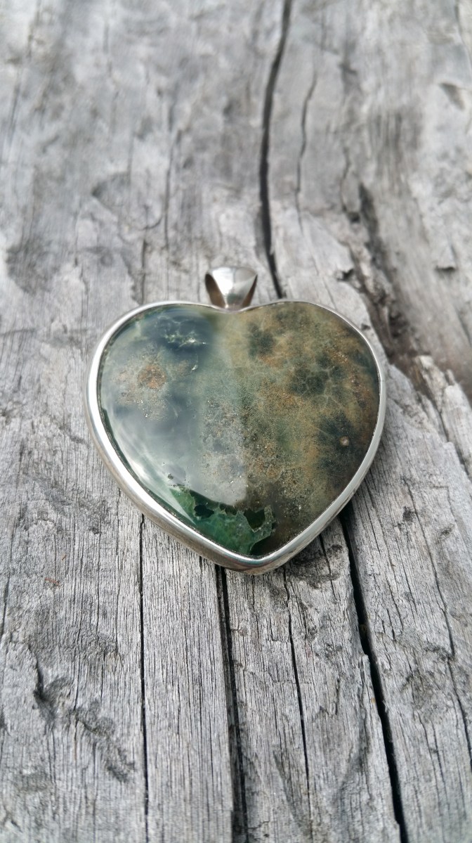 Crystal Heart Pendant, Heart of the Bay Crystals, Byron Bay