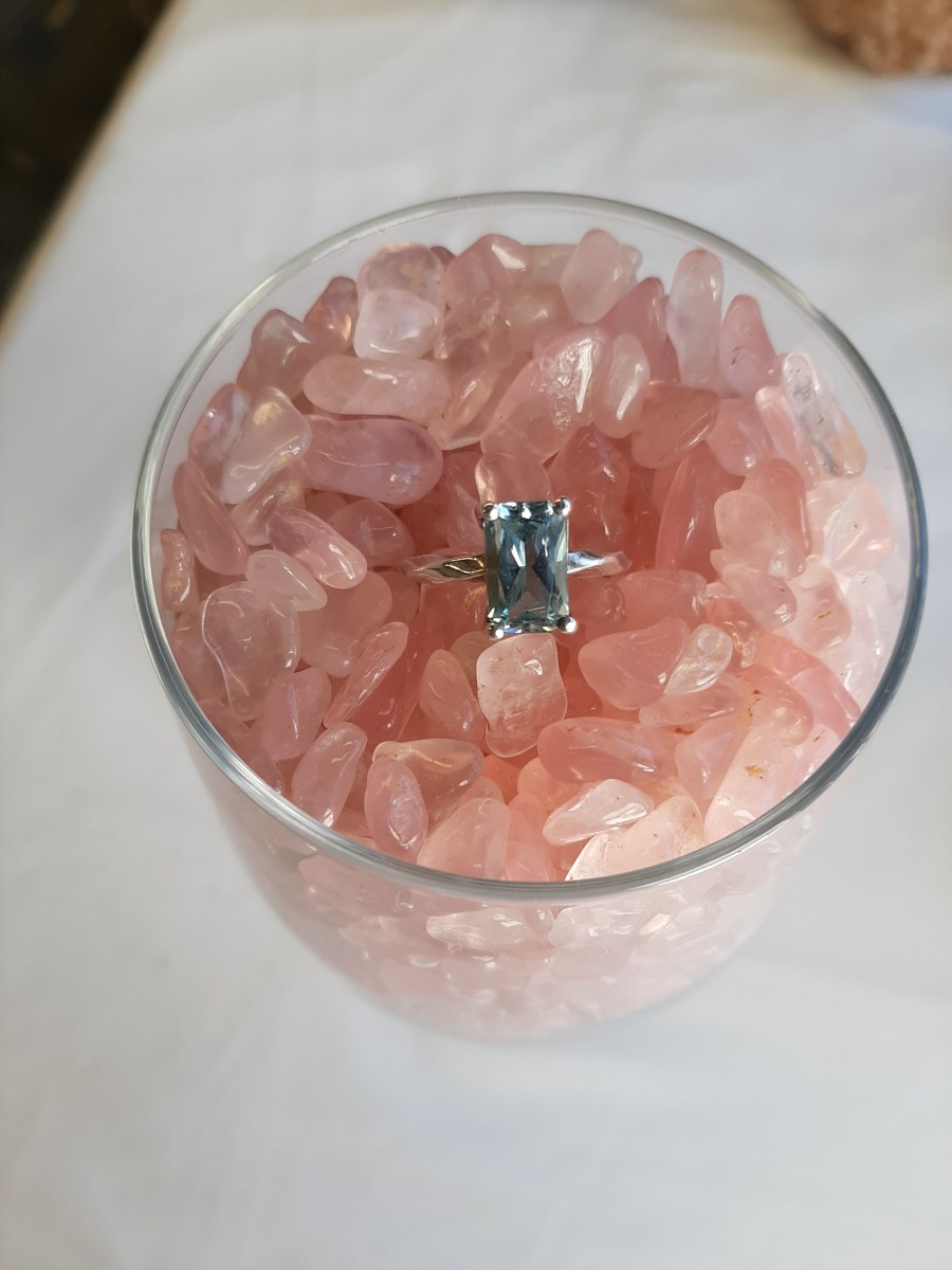 Aquamarine Heart of the Bay Crystals Byron Bay