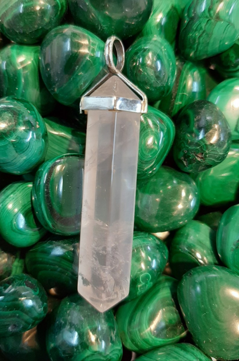 Heart of the Bay - Byron Bay Crystals - Rose Quartz Pendant