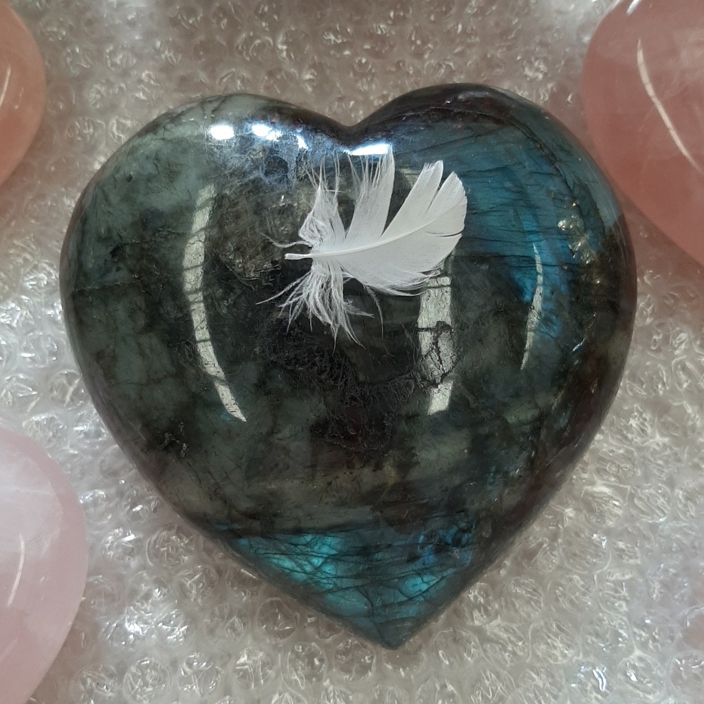 Labradorite Heart of the Bay - Byron Bay Crystals