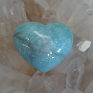 Amazonite Heart Heart of the Bay Byron Bay Crystals