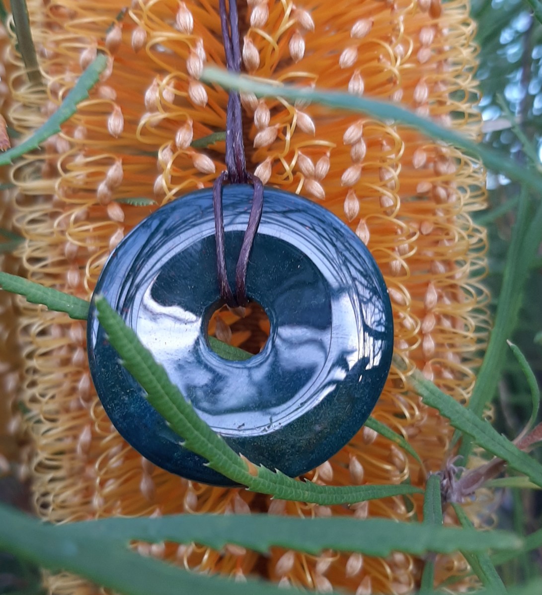 Bloodstone ring stone Heart of the Bay Byron Bay Crystals