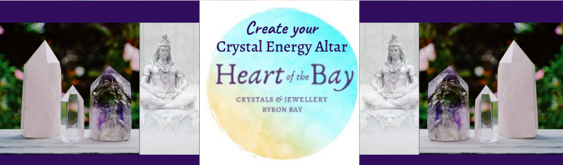Create a meditation crystal altar - byron bay crystals - heart of the bay