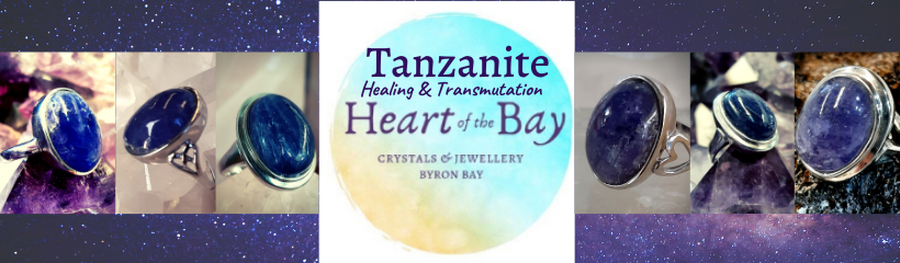 Tanzanite Rings Byron Bay Crystals Heart of the Bay Healing Transformation